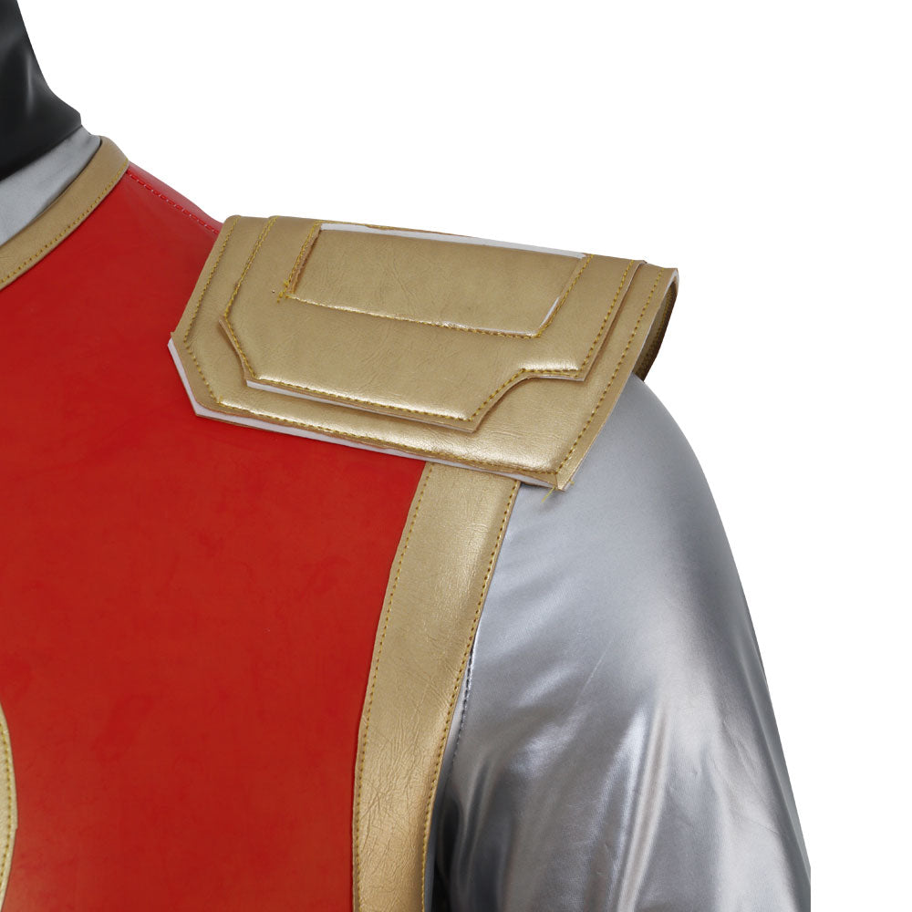Power Rangers Ninja Storm Crimson Thunder Ranger Cosplay Costume