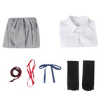 Lycoris Recoil Chisato Nishikigi Red Uniform Cosplay Costume