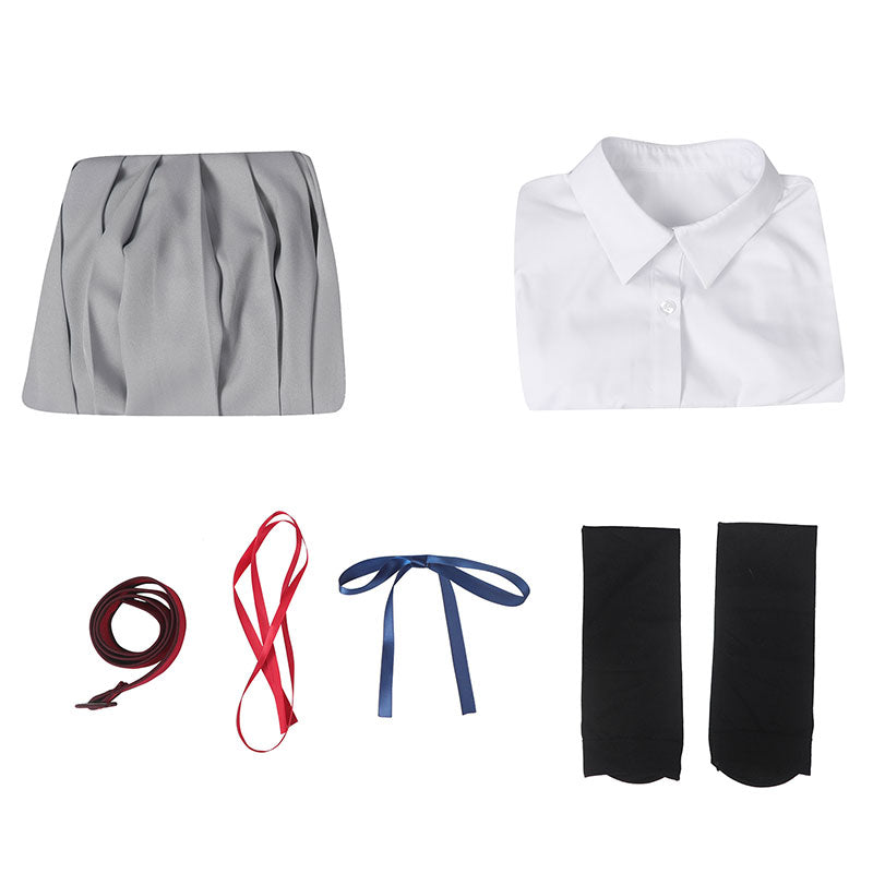 Lycoris Recoil Chisato Nishikigi Red Uniform Cosplay Costume