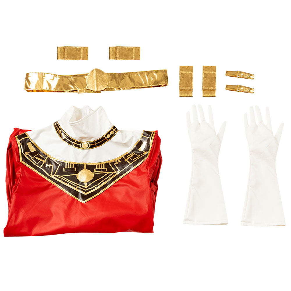 Power Rangers Zeo Ranger V Red Tommy Oliver Cosplay Costume