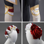 Clair Obscur: Expedition 33 Maelle White Flowers Suit Outfit Cosplay Costume