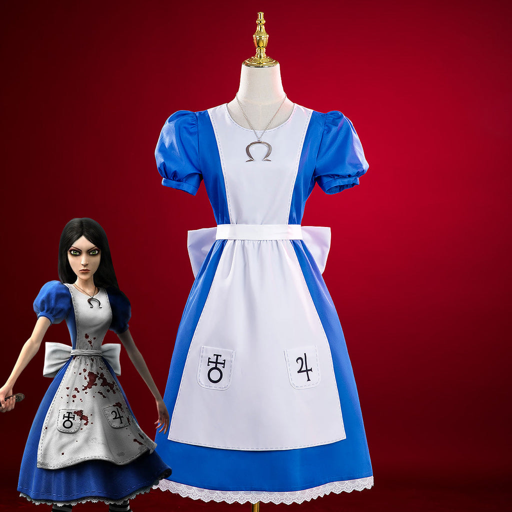 Alice: Madness Returns Alice Cosplay Costume - No Stain
