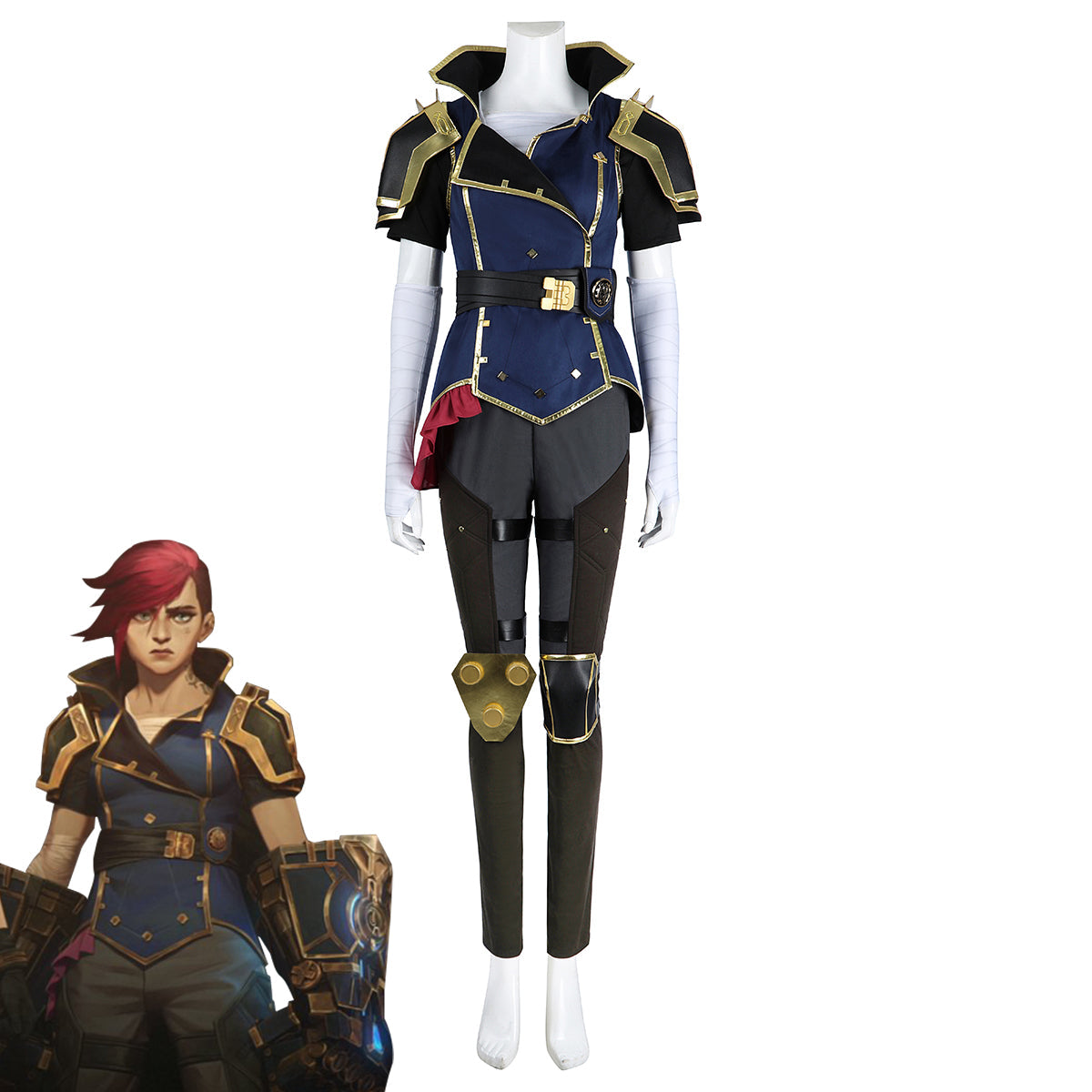 Arcane Season 2 League of Legends LOL Vi Cosplay Costume