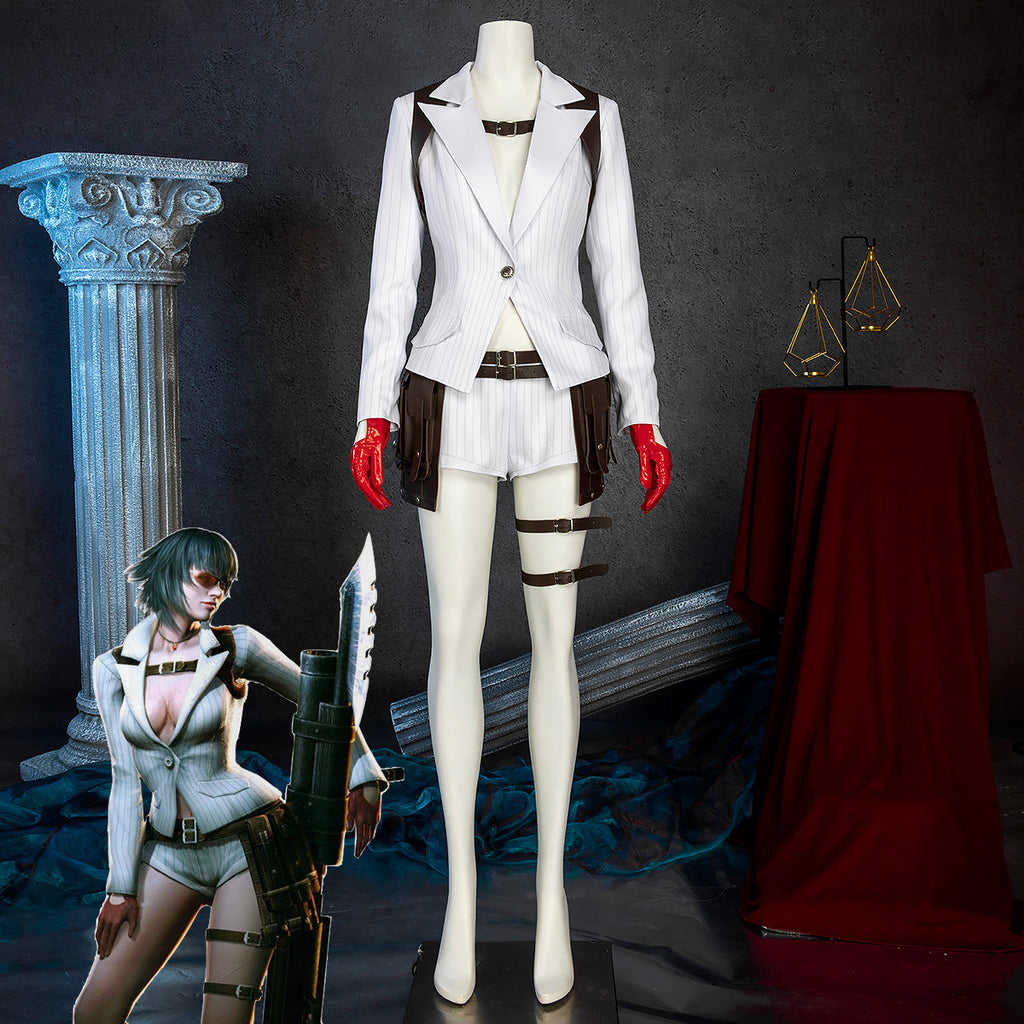 Devil May Cry Lady Cosplay Costume