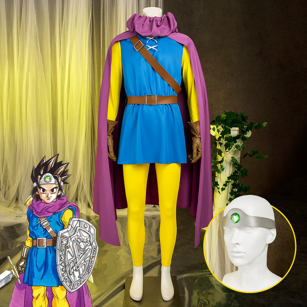 Dragon Quest III Hero Erdrick Cosplay Costume