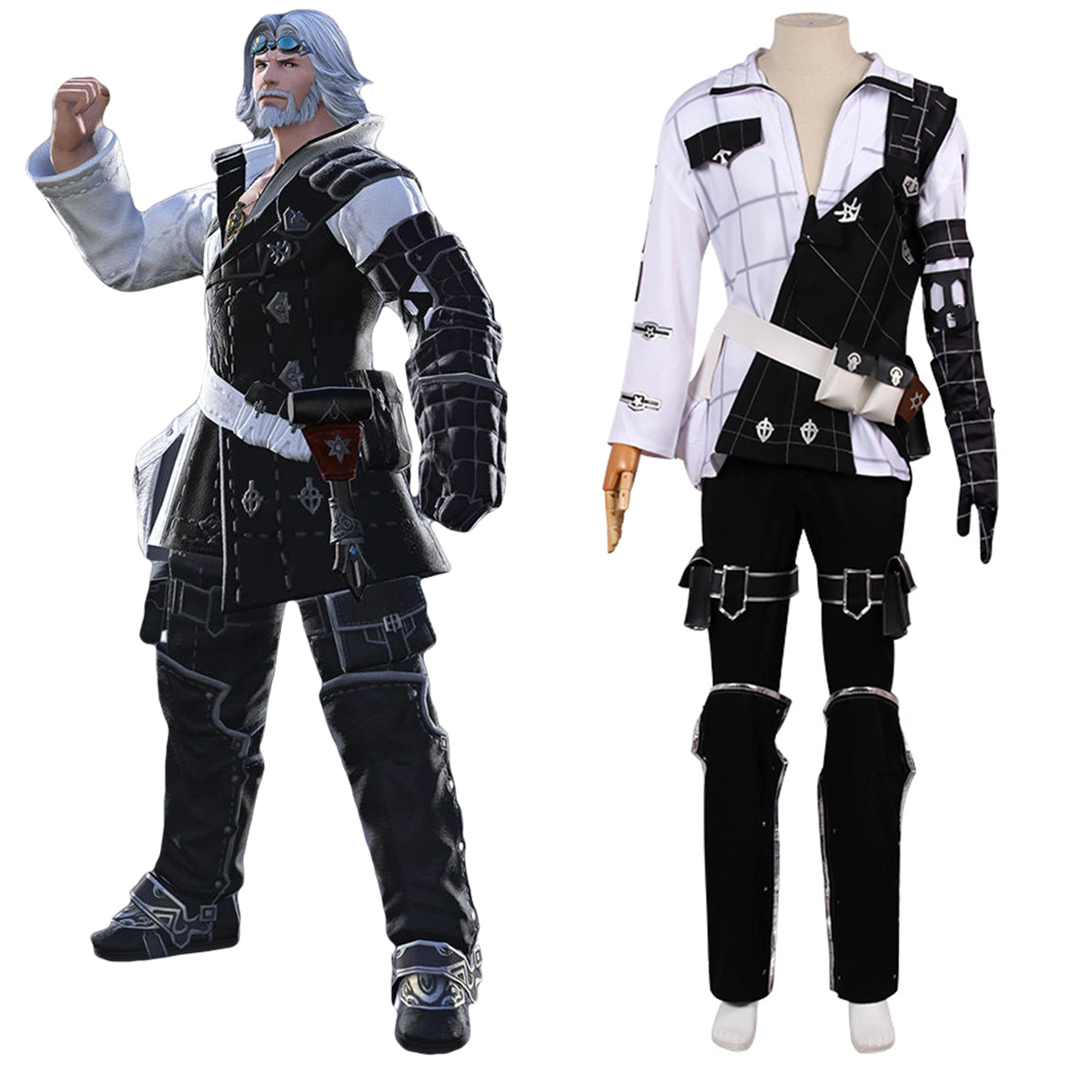 Final Fantasy XIV Cid Garlond Cosplay Costume