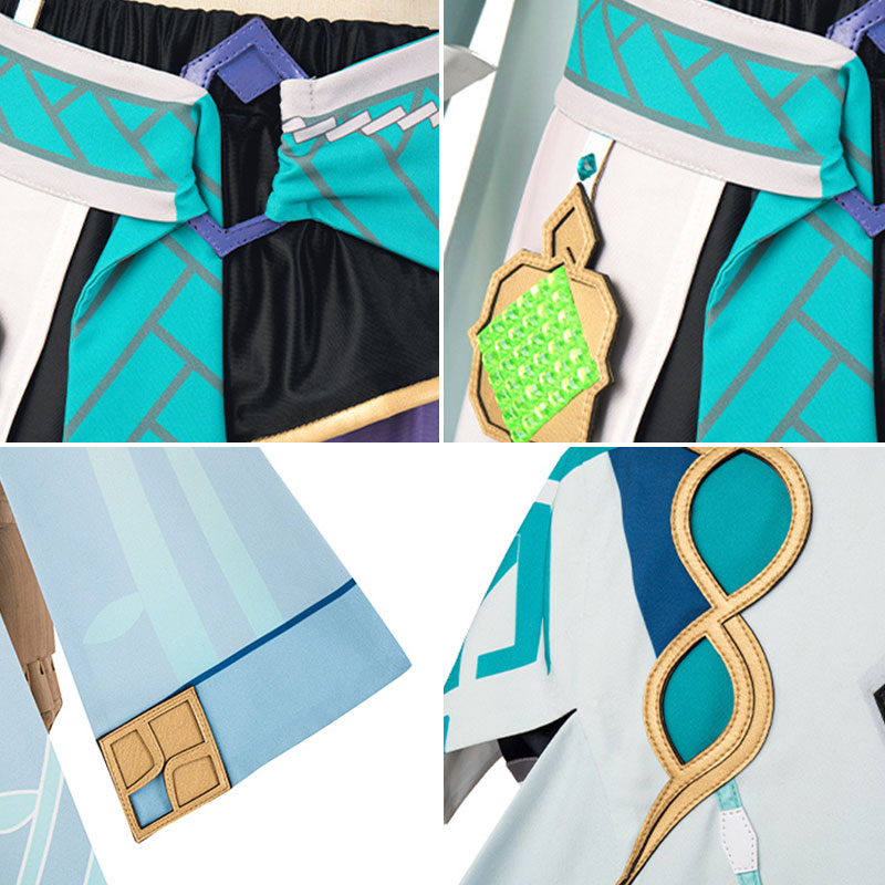 Genshin Impact Baishu Cosplay Costume