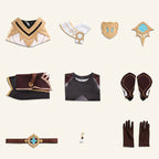 Genshin Impact Aether Male Traveler Cosplay Costume