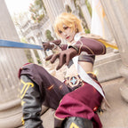 Genshin Impact Aether Male Traveler Cosplay Costume