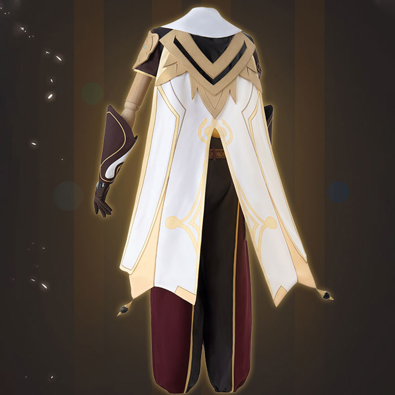 Genshin Impact Aether Male Traveler Cosplay Costume