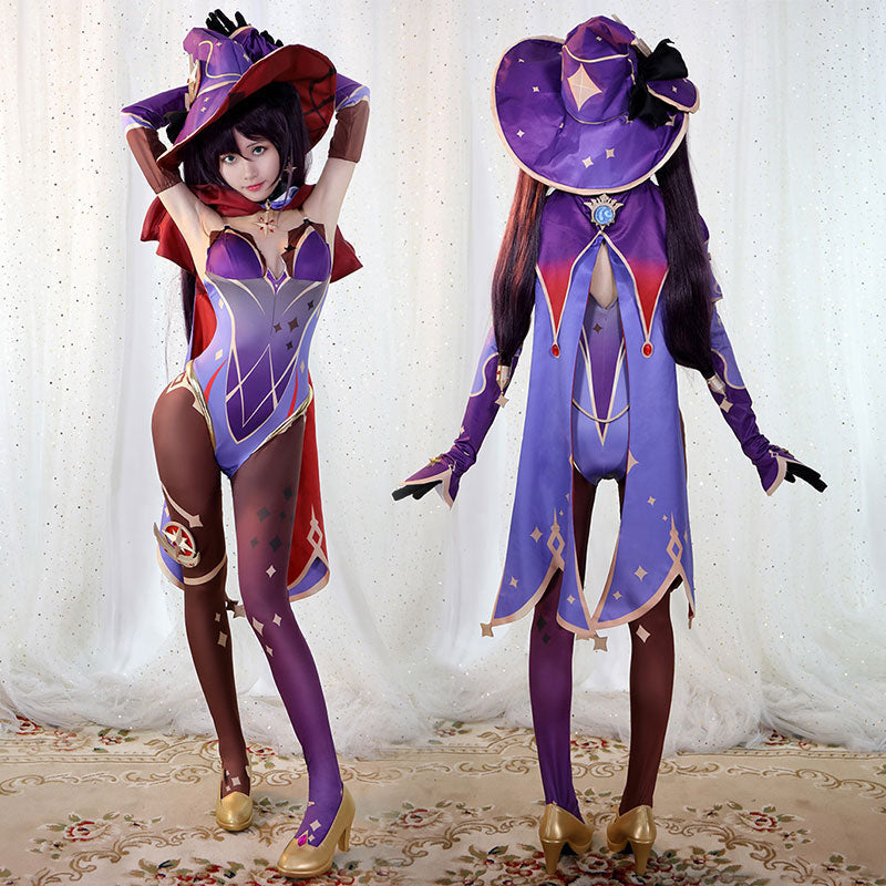 Genshin Impact Mona Halloween Cosplay Costume