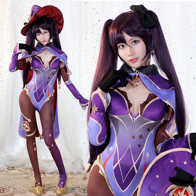 Genshin Impact Mona Halloween Cosplay Costume