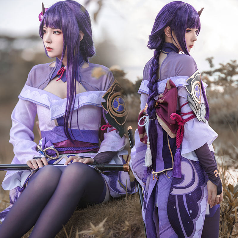 Genshin Impact Raiden Shogun Cosplay Costume
