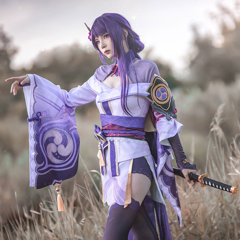 Genshin Impact Raiden Shogun Cosplay Costume