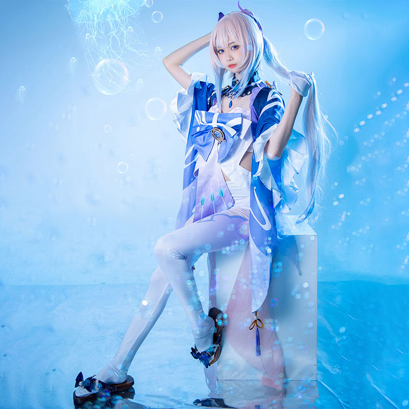 Genshin Impact Sangonomiya Kokomi Halloween Cosplay Costume
