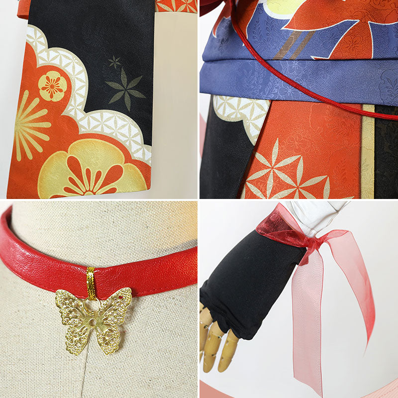 Genshin Impact Yoimiya Cosplay Costume