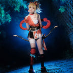 Genshin Impact Yoimiya Cosplay Costume