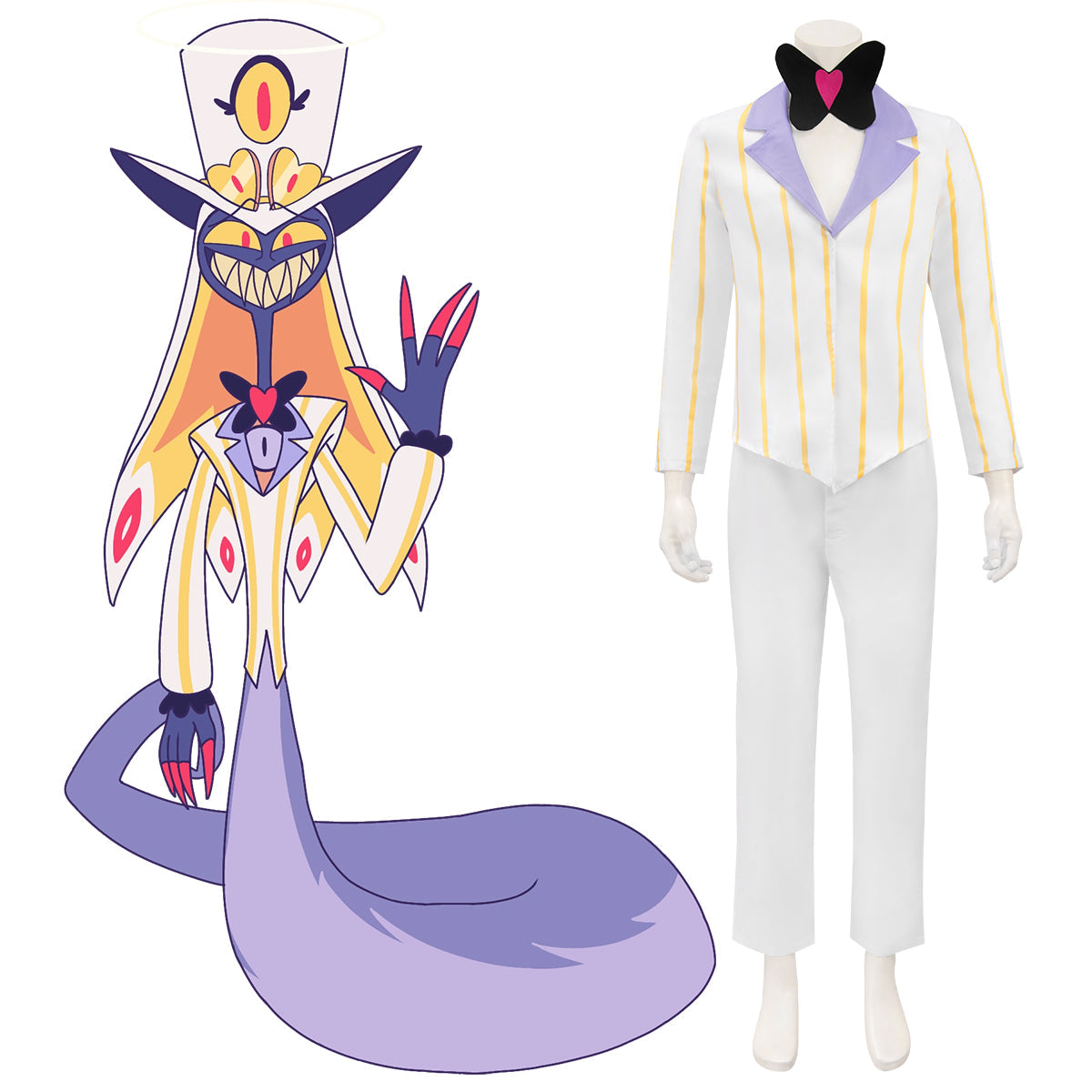 Hazbin Hotel Heavenly Sir Pentious Cosplay Costume