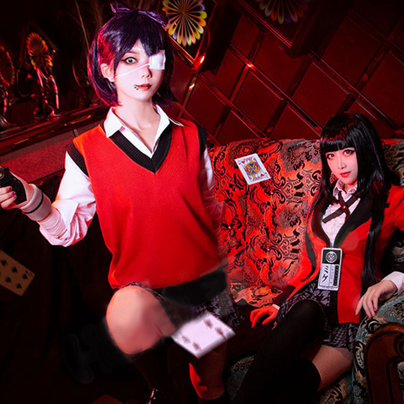 Kakegurui Midari Ikishima Halloween Cosplay Costume