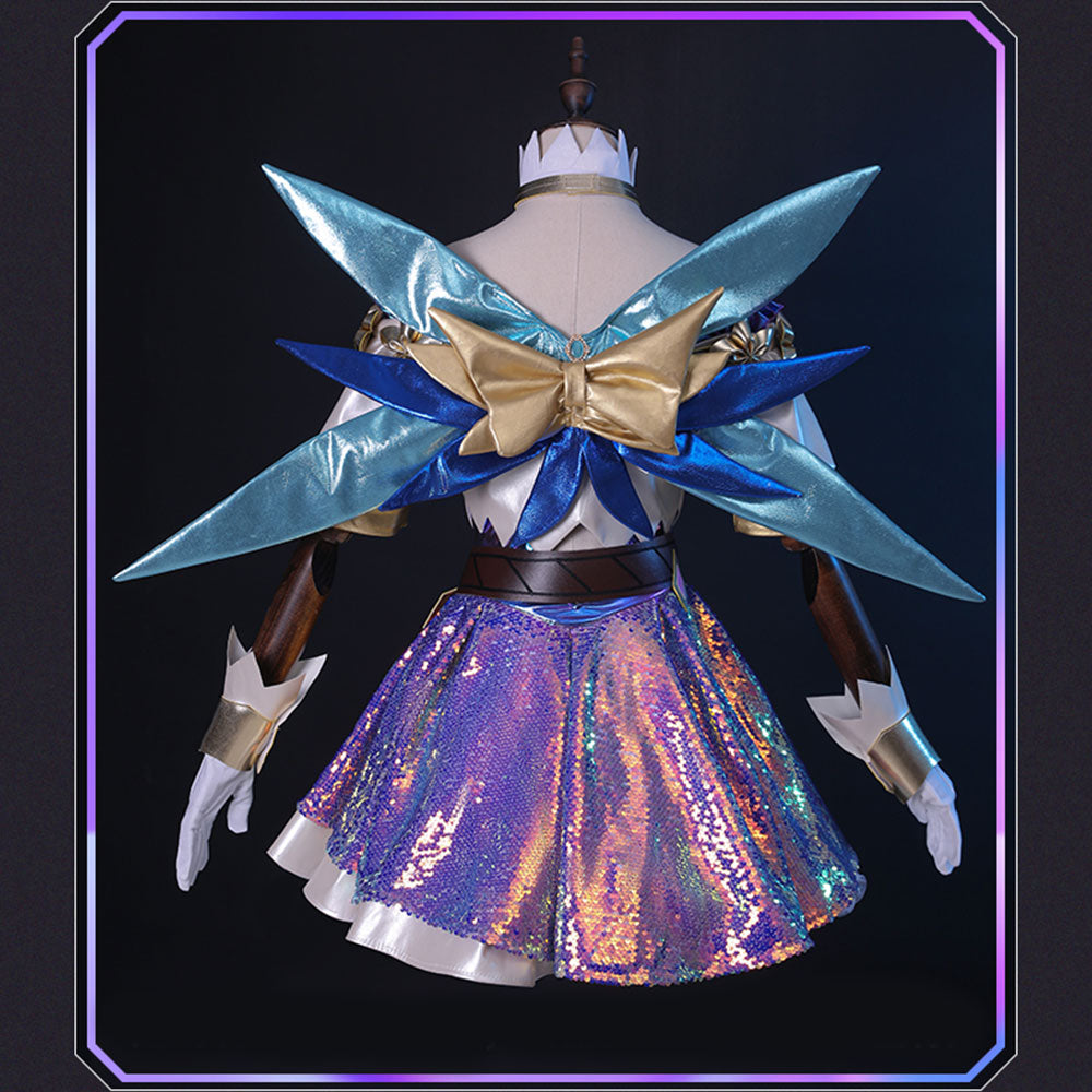 League Of Legends LOL The Starry-Eyed Songstress Seraphine Cosplay Costume