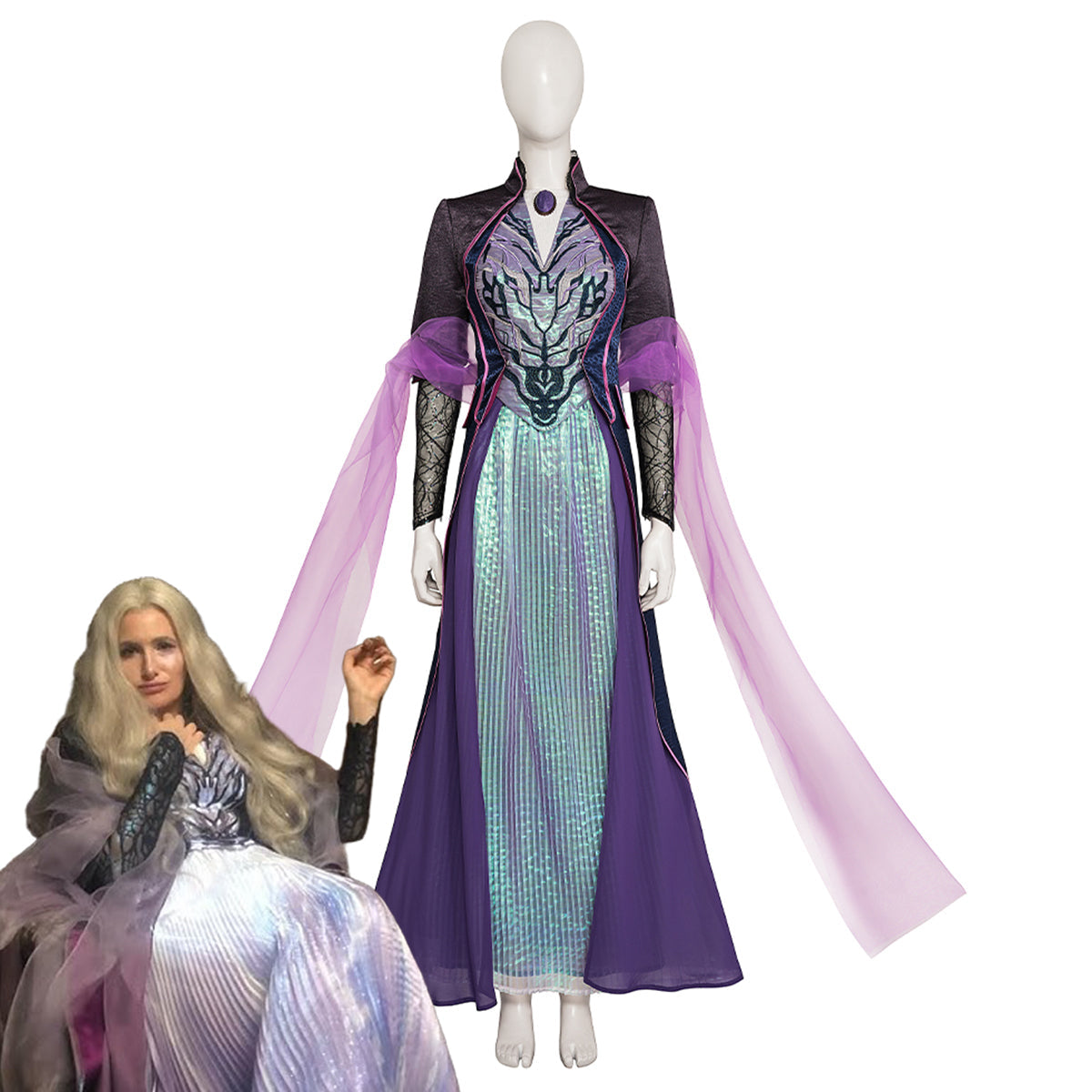 Agatha All Along Ghost Agatha Harkness Cosplay Costume