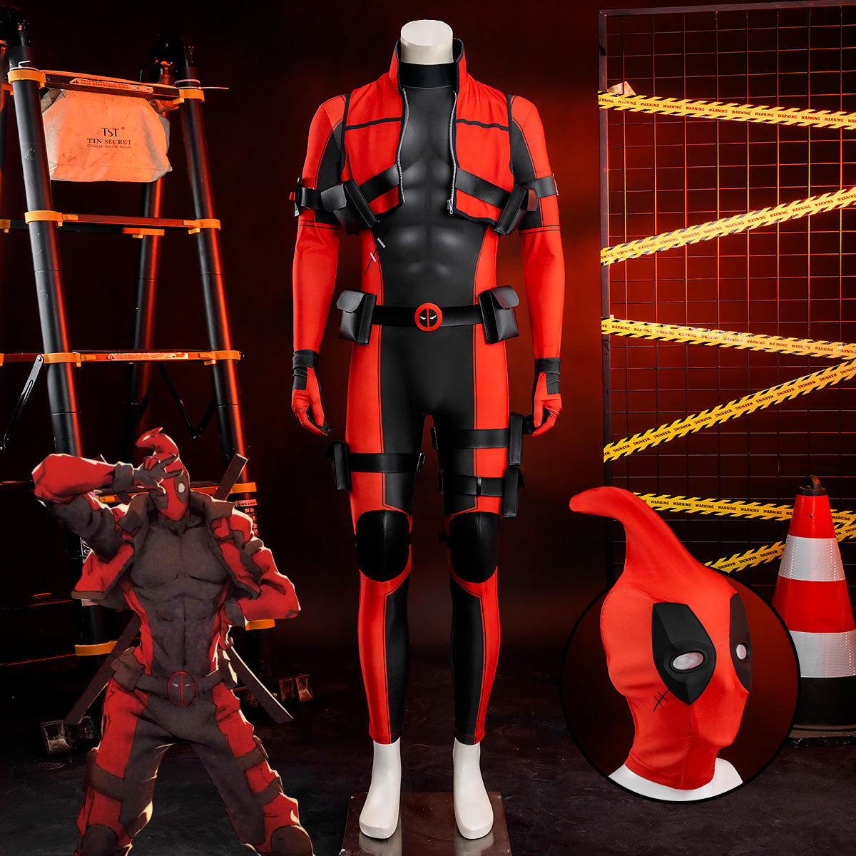 Marvel Rivals Deadpool Cosplay Costume