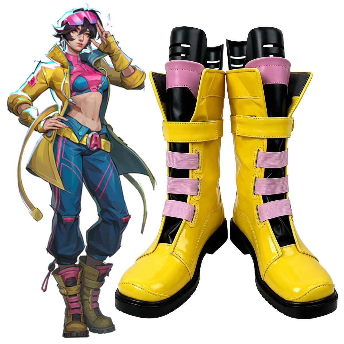 Marvel Rivals Lee Jubilee Cosplay Shoes