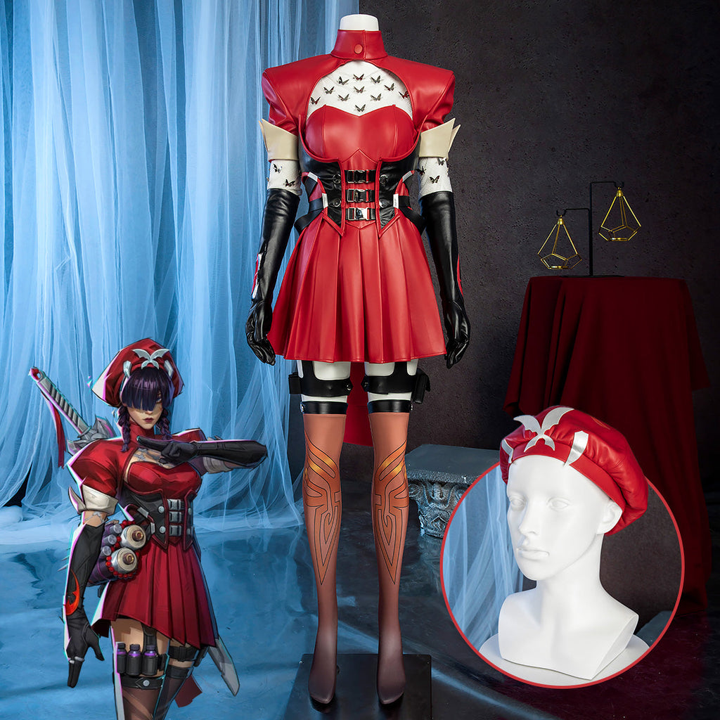 Marvel Rivals Psylocke Blood Kariudo Cosplay Costume