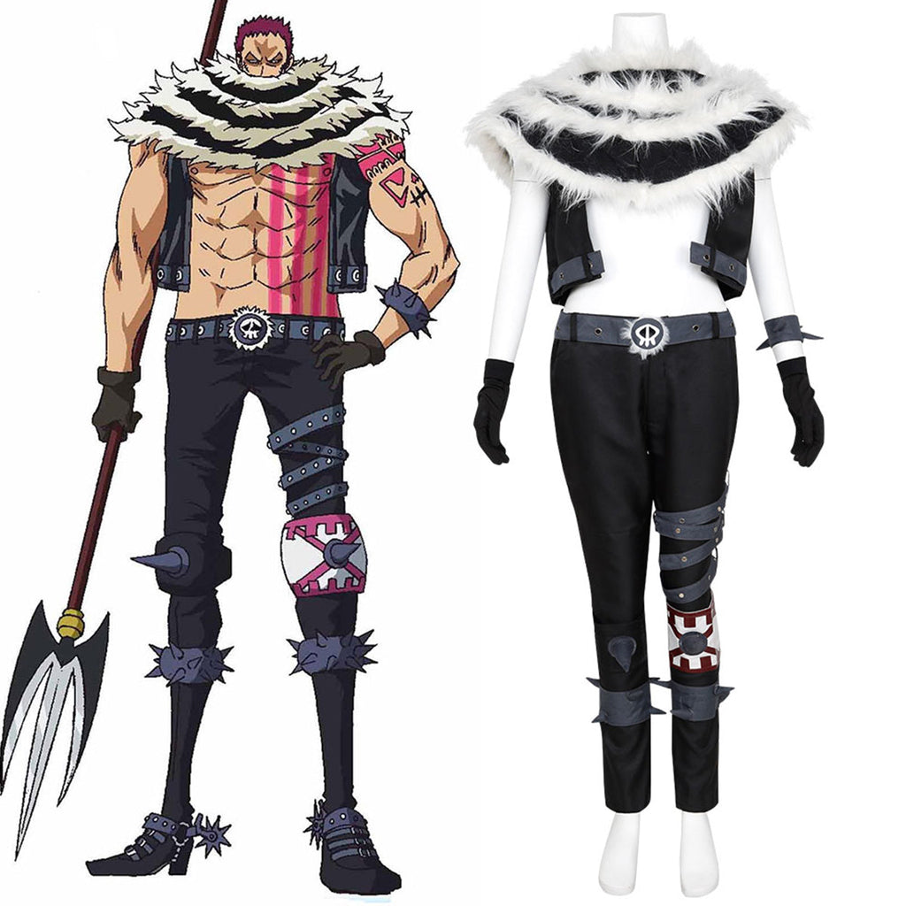 One Piece Charlotte Katakuri Cosplay Costume - No Prop Accessories