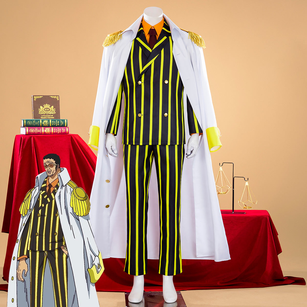 One Piece Egghead Arc Kizaru Borsalino Cosplay Costume