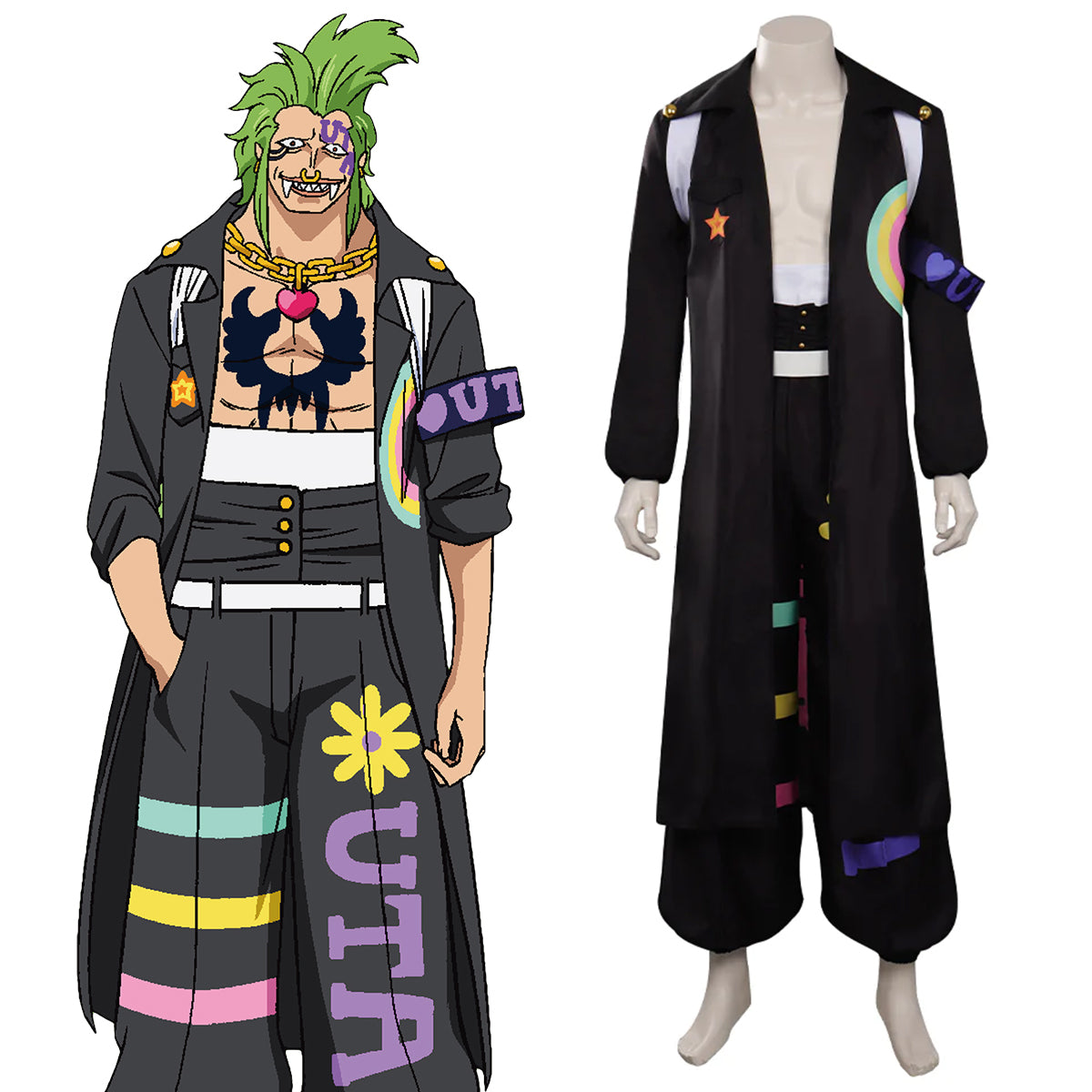 One Piece Film Red 2022 Movie Barto Lomeo Bartolomeo Cosplay Costume
