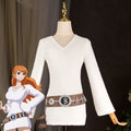 One Piece Nami White Dress Cosplay Costume