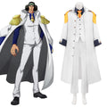 One piece Aokiji Kuzan Navy Admiral Uniform Cosplay Costume