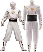 Power Rangers White Ninjetti Ranger White Ninja Ranger Tommy Oliver Cosplay Costume