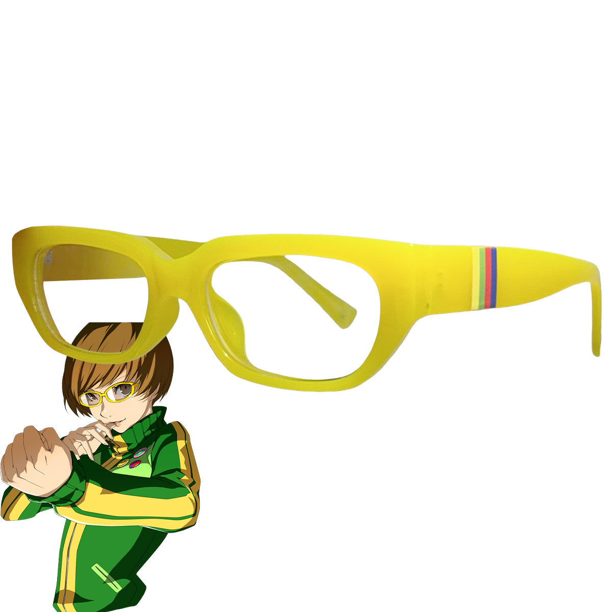 Persona 4 Revival Chie Satonaka Glasses Cosplay Accessory Prop