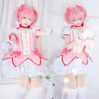 Puella Magi Madoka Magica Kaname Madoka Cosplay Costume