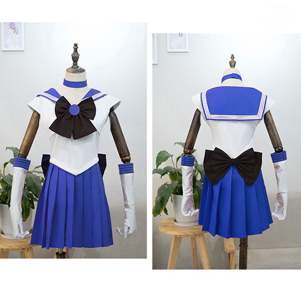 Sailor Moon Hotaru Tomoe Michiru Kaiou Meiou Setsuna Sailor Pluto Chibiusa Tsukino Sailor Chibi Moon Makoto Kino Sailor Jupiter Haruka Tenoh Sailor Uranus Mizuno Ami Sailor Mercury Rei Hino Sailor Mars Minako Aino Sailor Venus Halloween Cosplay Costume