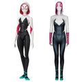 Across the Spider-Verse Gwen Stacy Cosplay Jumpsuit and Mask