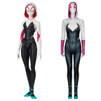 Across the Spider-Verse Gwen Stacy Cosplay Jumpsuit and Mask