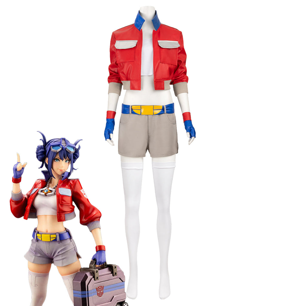 Transformers Female Optimus Prime Cosplay Costume