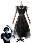 Wednesday Iconic Dance Scene Cosplay Costume