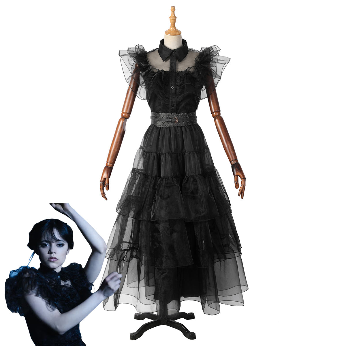 Wednesday Iconic Dance Scene Cosplay Costume