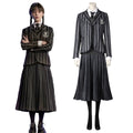 Wednesday Addams Black Uniform Cosplay Costume
