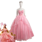 Wicked (2024) Glinda Pink Dress Cosplay Costume