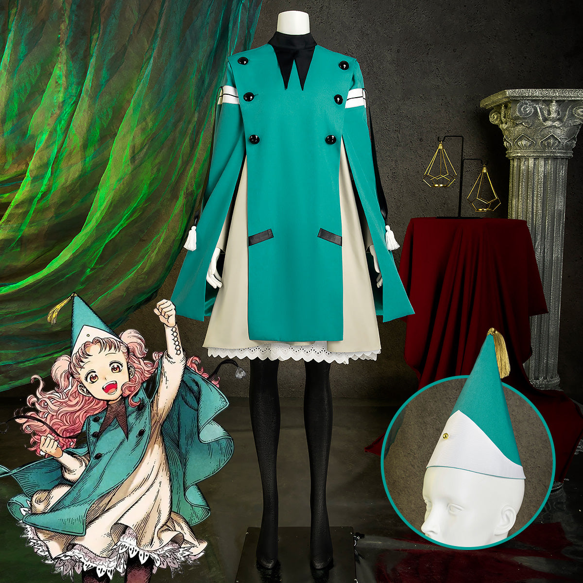 Witch Hat Atelier Anime Tetia Cosplay Costume