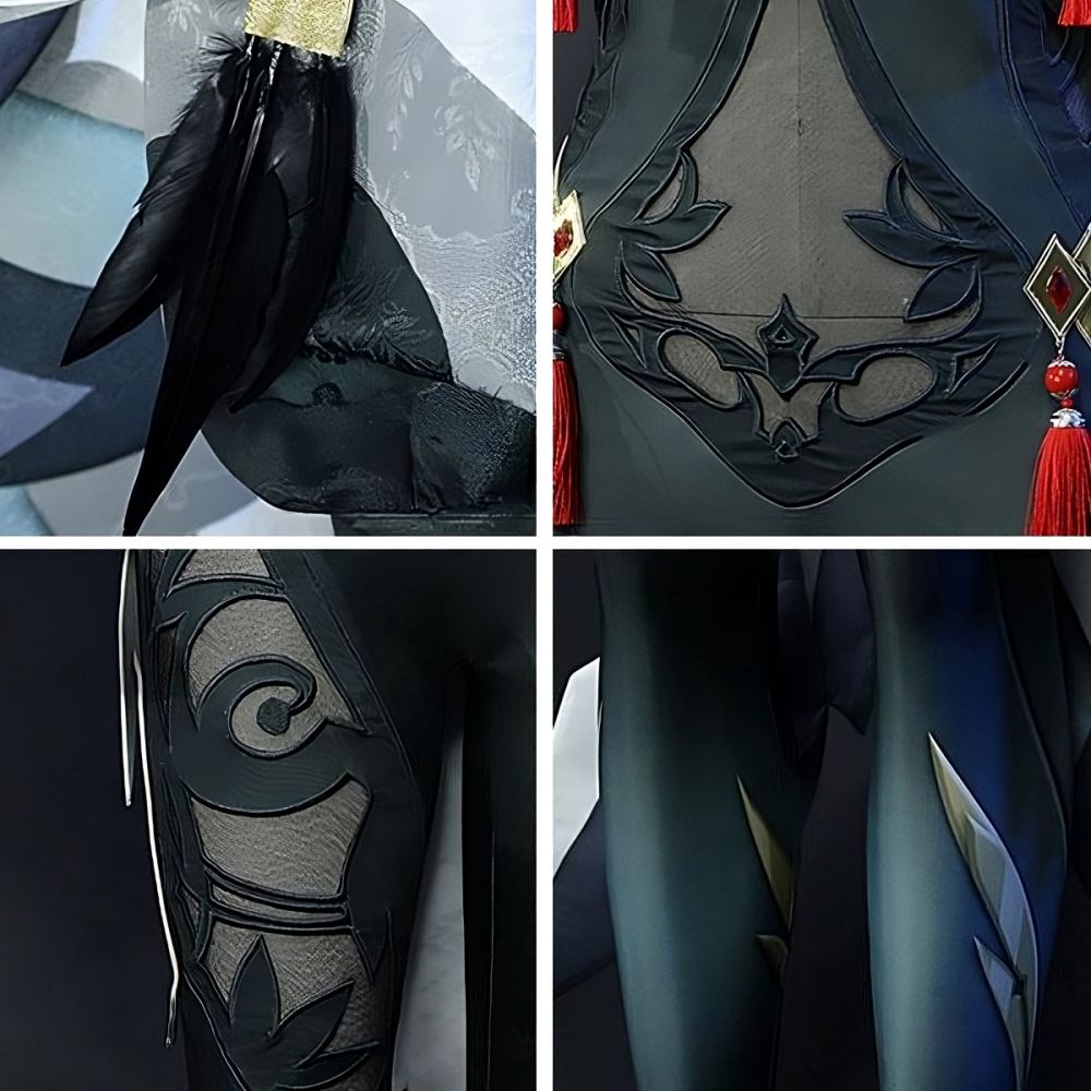 Genshin Impact Shenhe Transparent Version Cosplay Costume
