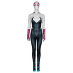 Across the Spider-Verse Gwen Stacy Cosplay Jumpsuit and Mask